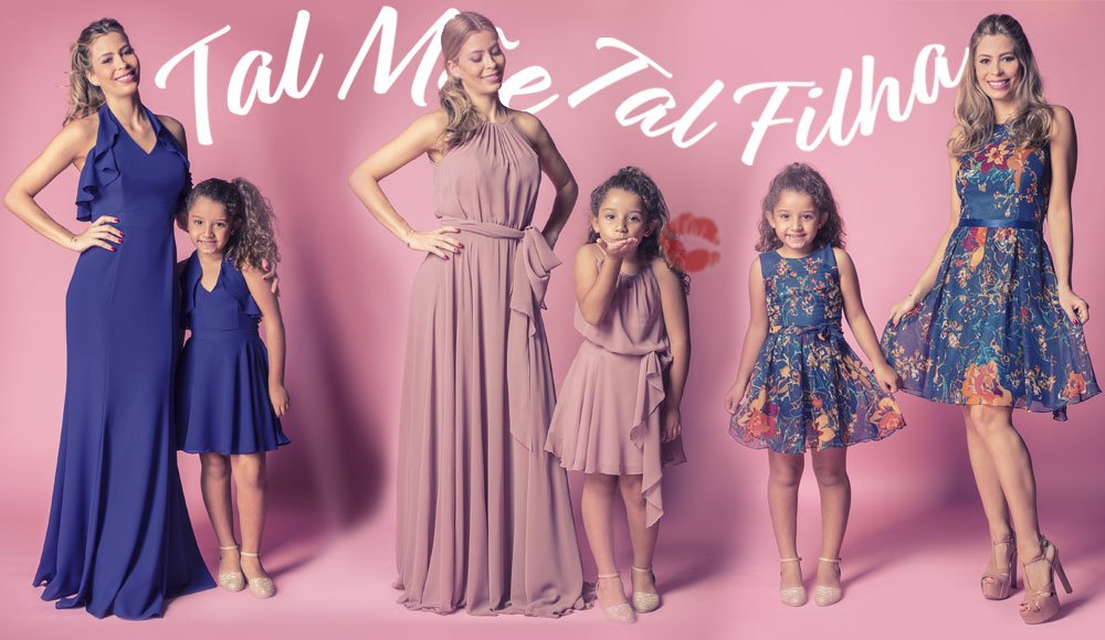 vestido para casamento mae e filha iguais