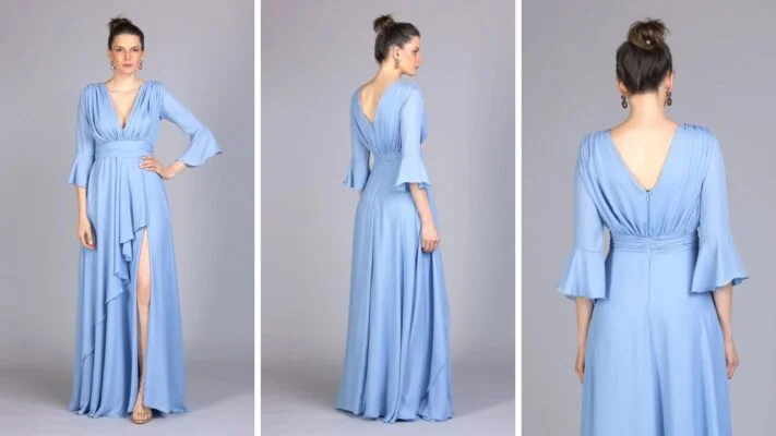 Vestido de festa de casamento deals na praia