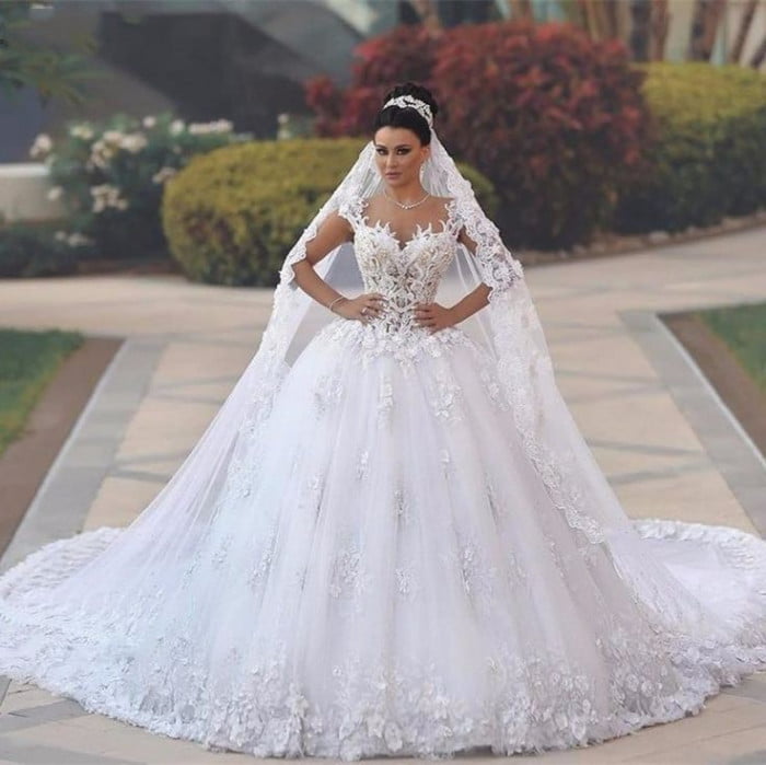 Vestido de noiva princesa é um dos mais tradicionais