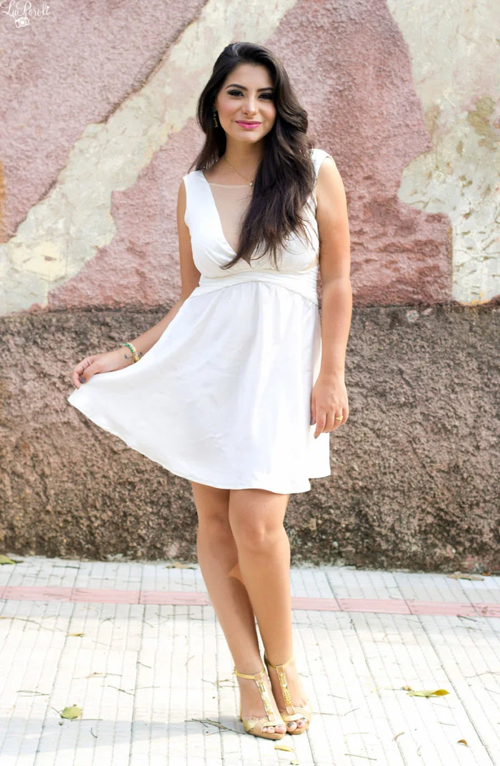 Roupa noivado hot sale almoço