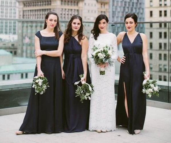 vestido de madrinha de casamento preto