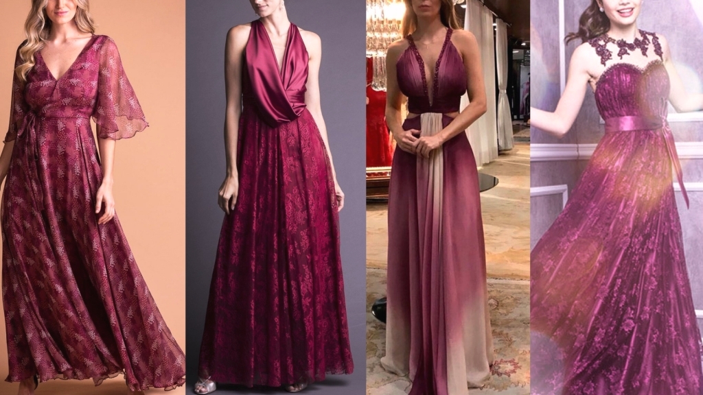 Os vestidos em tom marsala são a opção perfeita para um look com elegância e personalidade. E, o melhor, combina com as mais diversas ocasiões. 