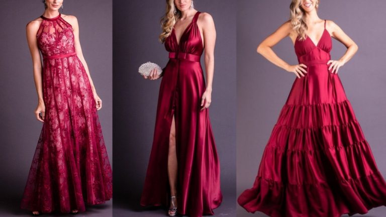 Vestidos de festa Marsala: 10 tipos de modelos para inspirar