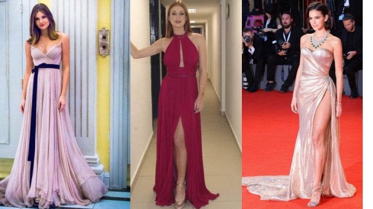 Inspire seu look nos vestidos de festa das celebridades