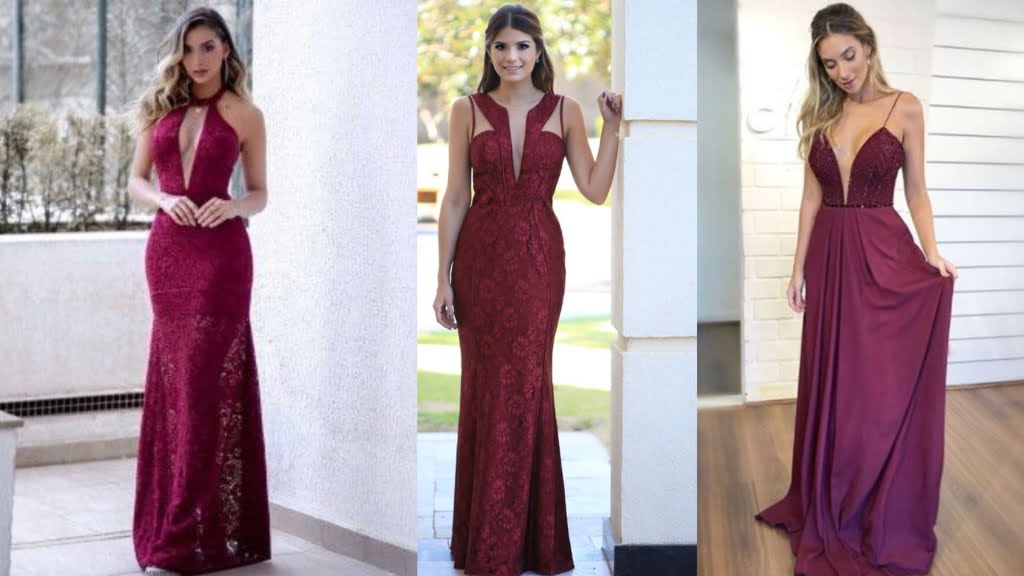 O decote em vestido de festa é uma forma de valorizar o modelo e fazer uma composição incrível.