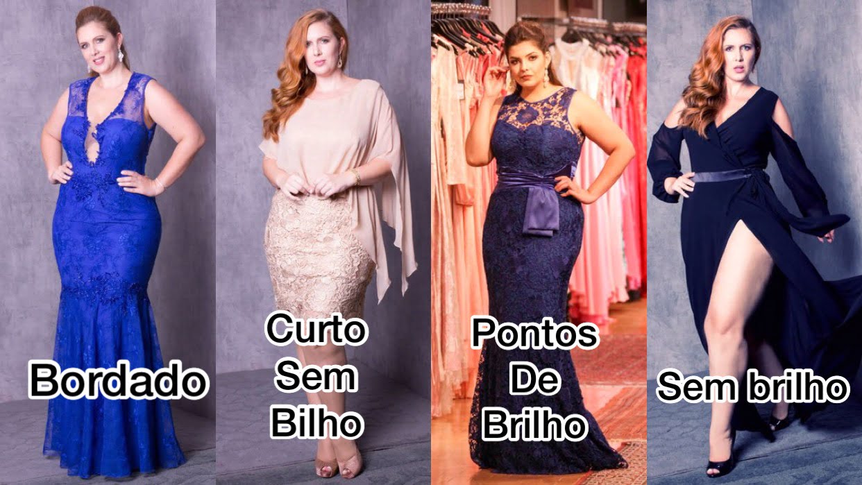 Vestidos de festa plus size