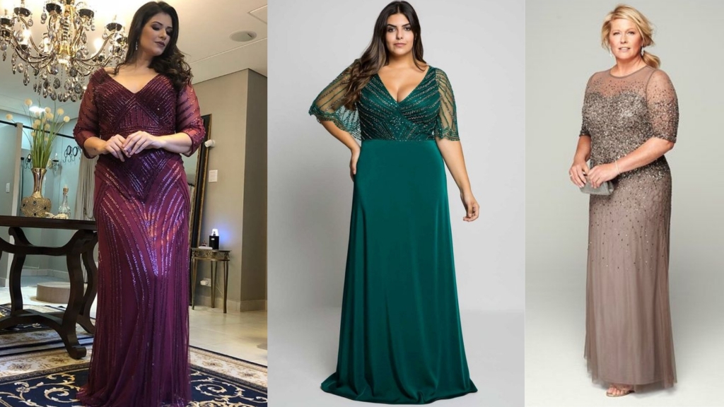 vestido plus size para mãe do noivo