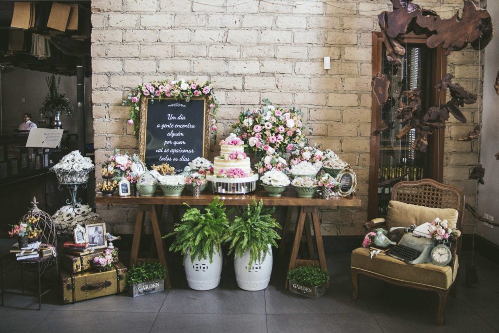 Exemplo de decoração mini wedding