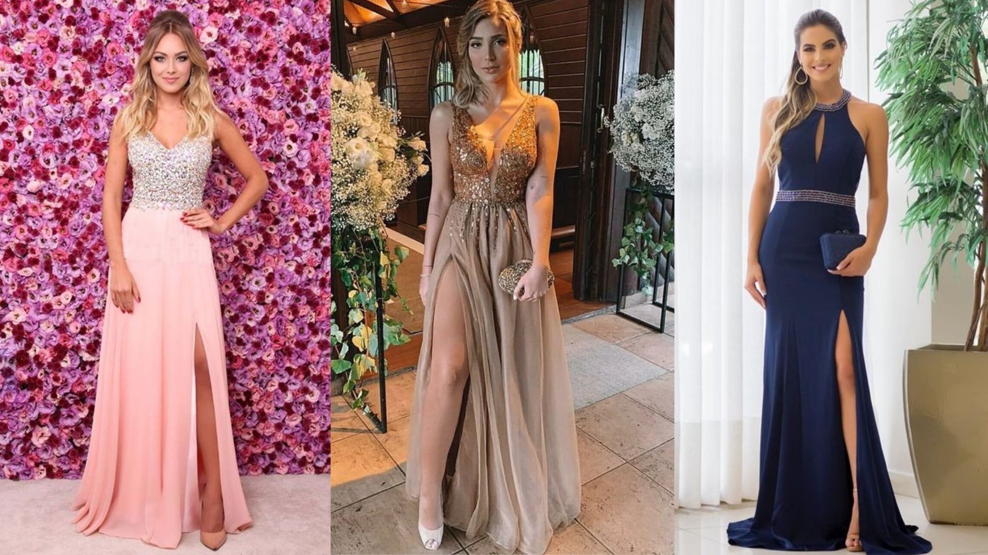 modelos de vestidos com fenda