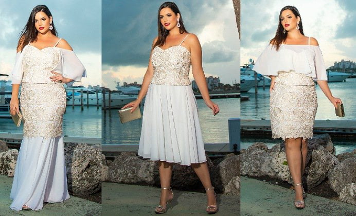 vestido branco plus size para ano novo