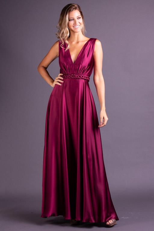 cetim para vestido de festa