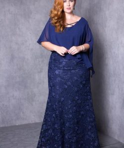 Vestido de Festa Curvy Mermaid