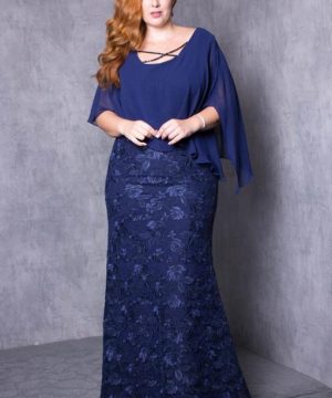 Vestido de Festa Curvy Mermaid