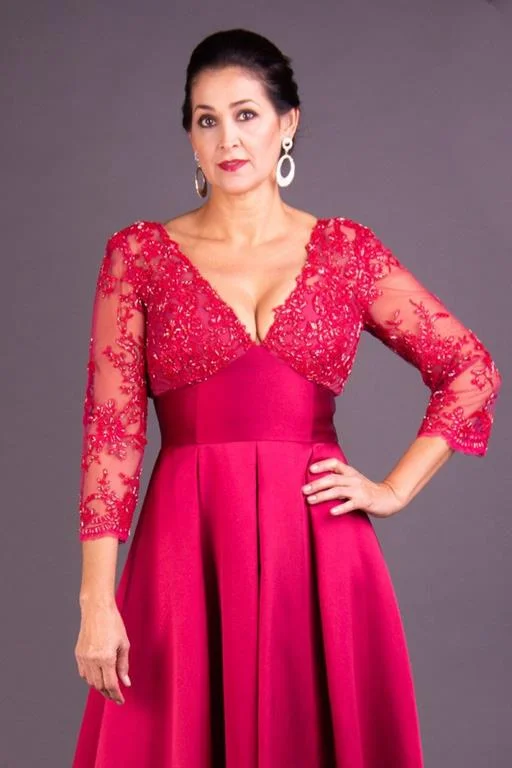 Vestido de Festa Longo Sereia Bordado à Mão