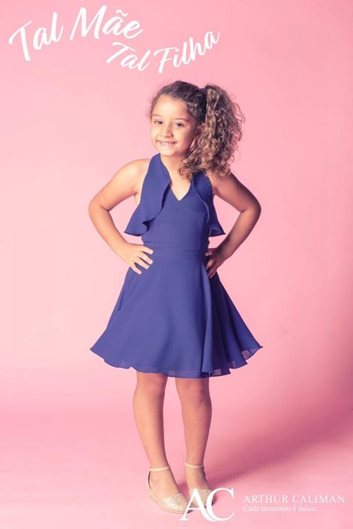 Vestido de Festa Curto infantil Bliss Blass