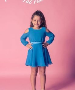 Vestido de Festa Curto Infantil Shine Star