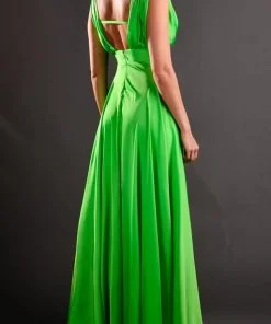Vestido de Festa Longo Green