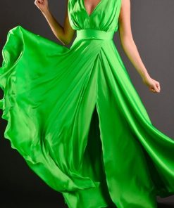 Vestido de Festa Longo Green