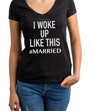 camiseta-preta-para-noiva-#married