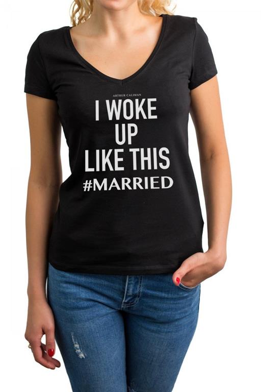 camiseta-preta-para-noiva-#married