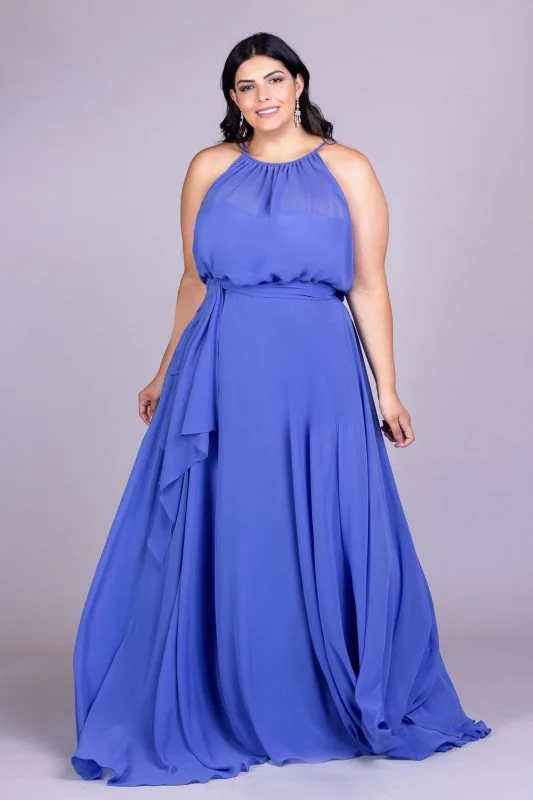 Vestido de festa plus size thaliah