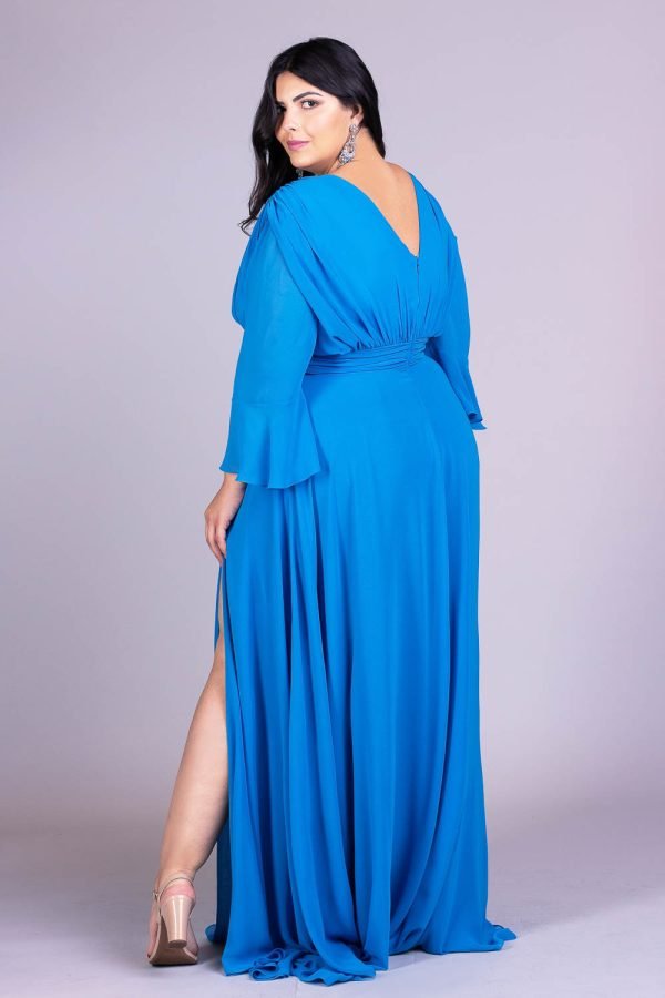 Vestido de festa plus size elegance