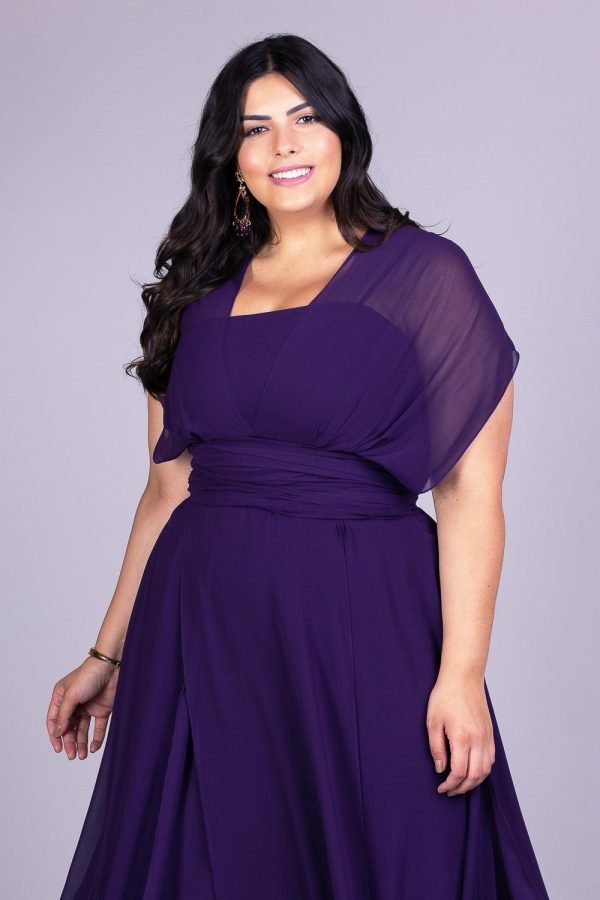 Vestido de festa plus size ju romano mood