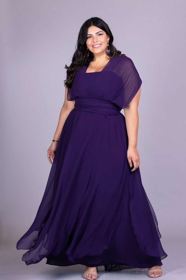 Vestido de festa plus size ju romano mood