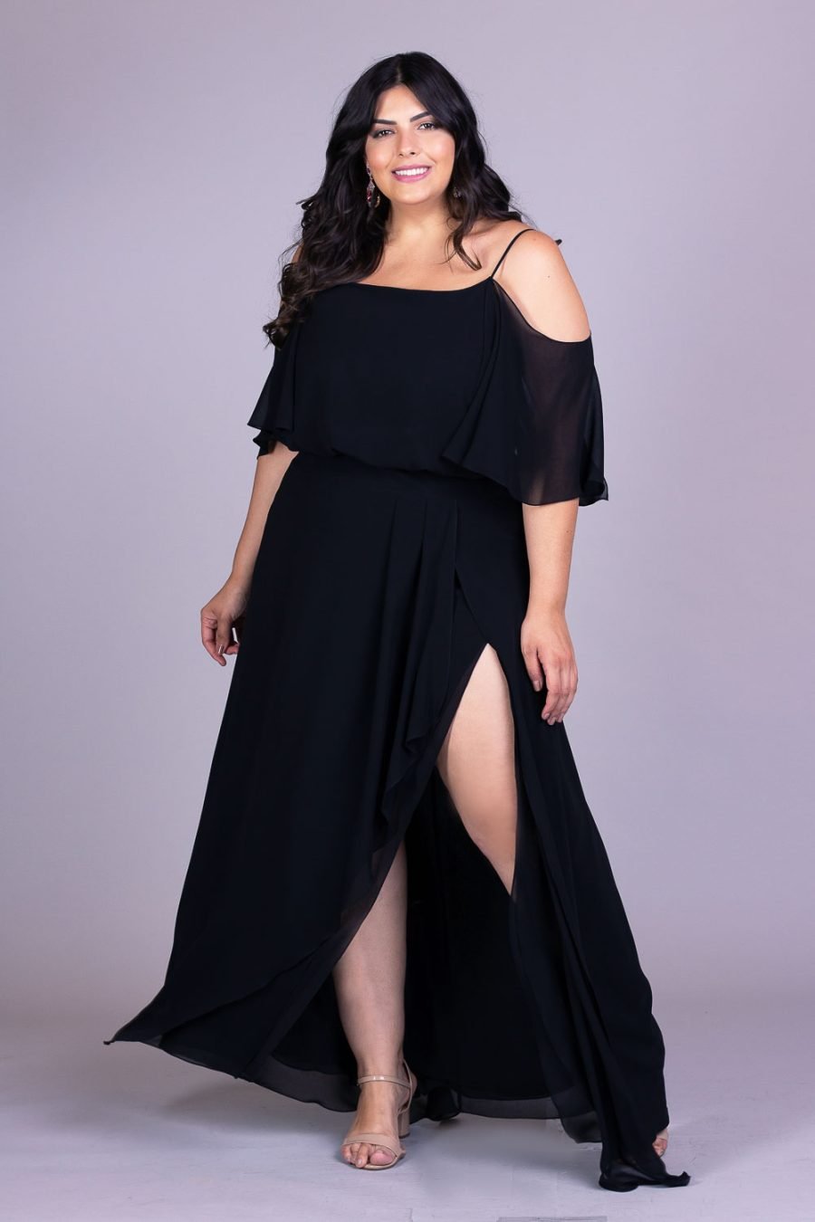 Vestido de festa plus size latifah