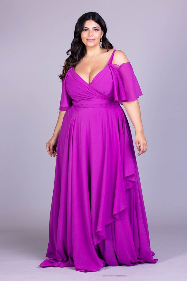 Vestido de festa plus size madame kim