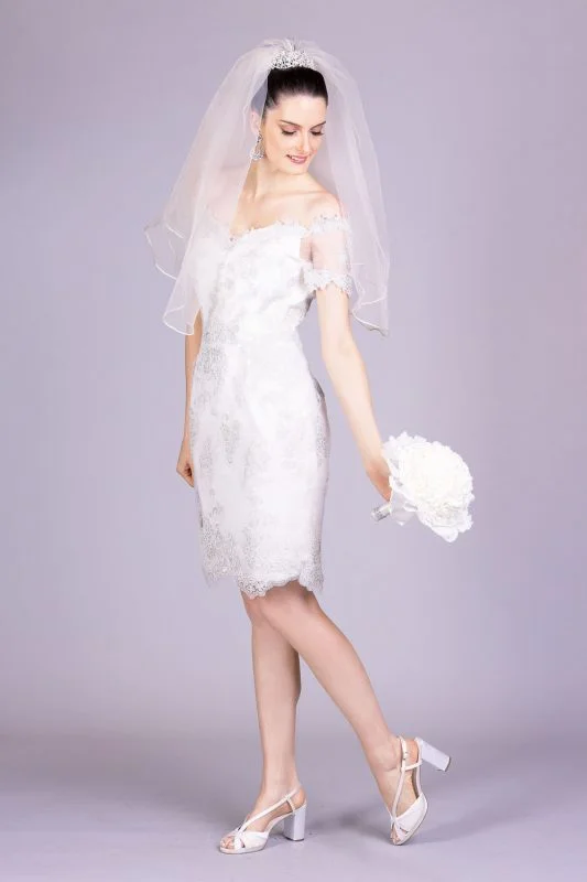 Vestido de noiva casamento civil shantal
