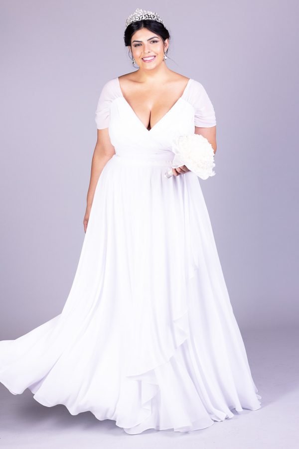 Vestido de Noiva Plus Size Carolline Ribeiro