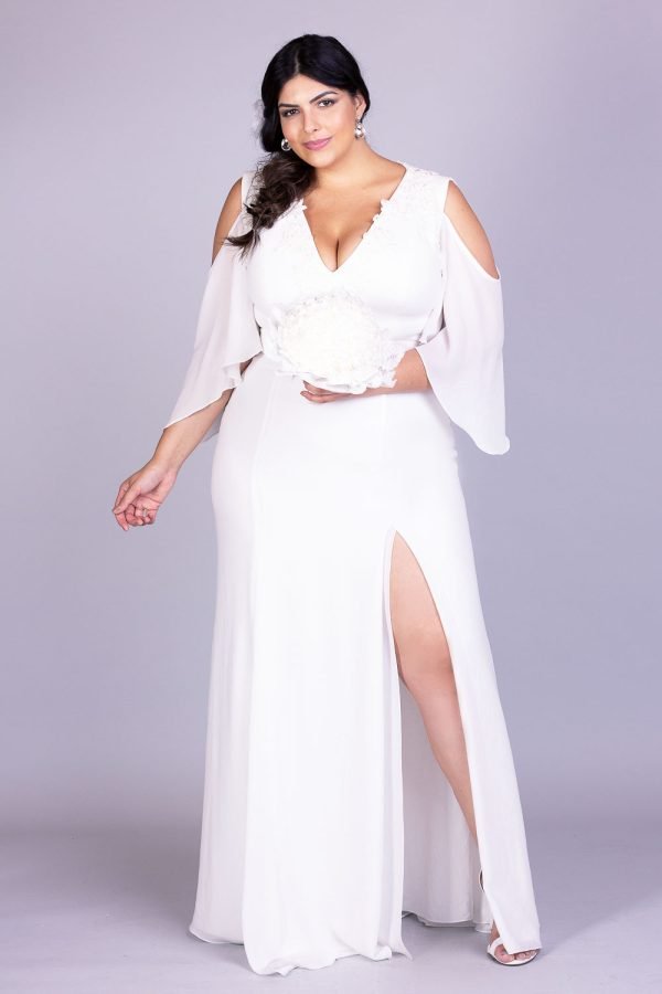 Vestido de noiva plus size silvia neves