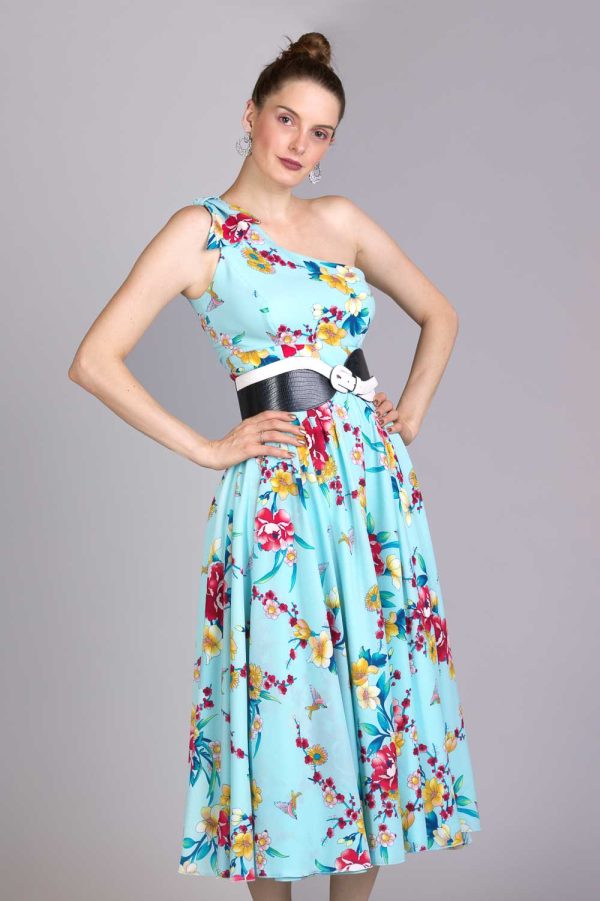 Vestido midi estampado eugenia