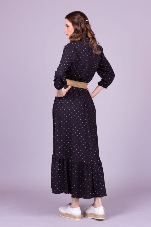 Vestido midi estampado sabrina