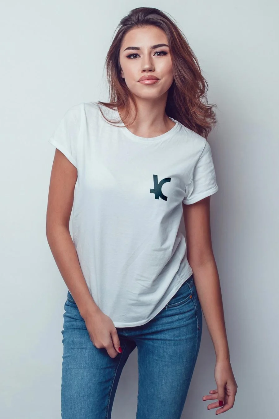 Camiseta feminina branca T5