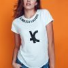 Camiseta feminina TSF 02 manga curta branca estampa limited edition marca arthur caliman