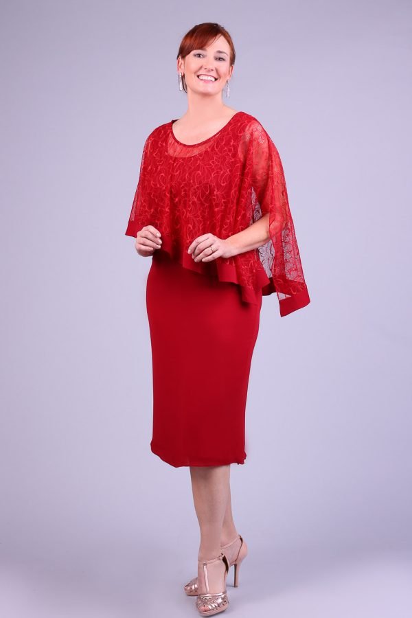 Vestido de festa midi regina martinelli
