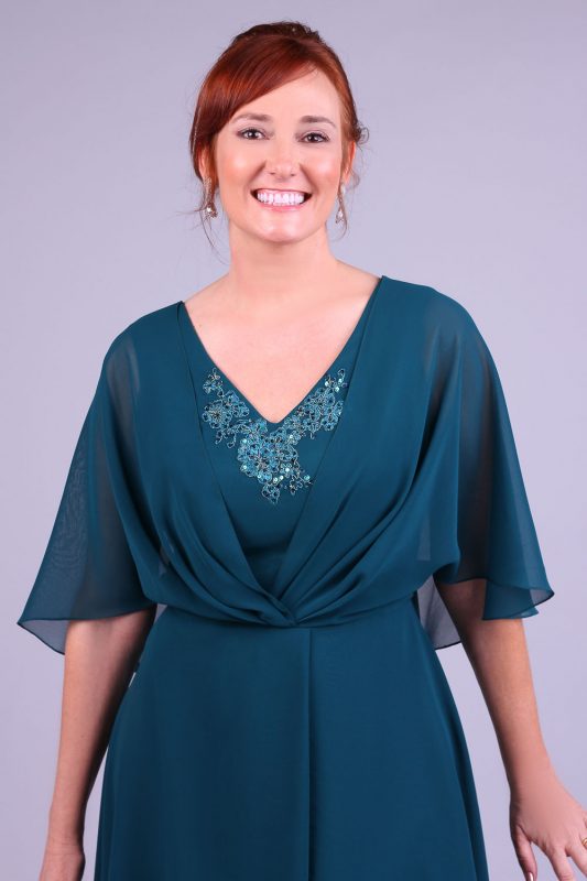 Vestido de festa midi rubia