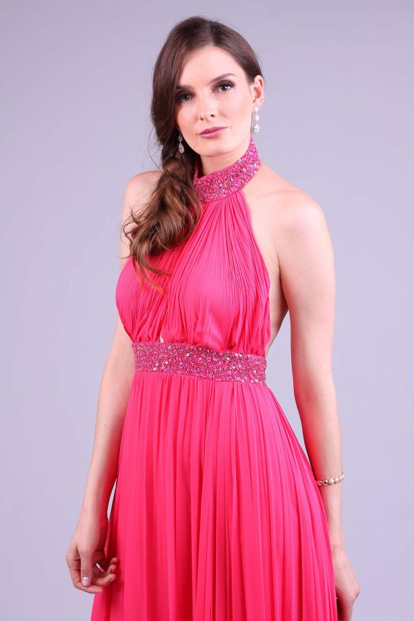 Vestido de festa rosa lily clarck