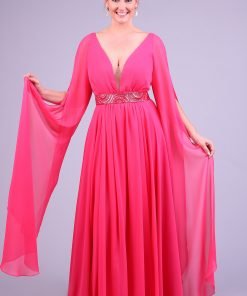 Vestido de festa rosa mariah