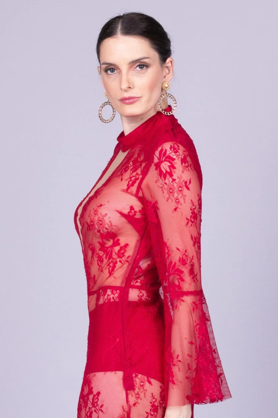 Vestido de festa scarlet stone