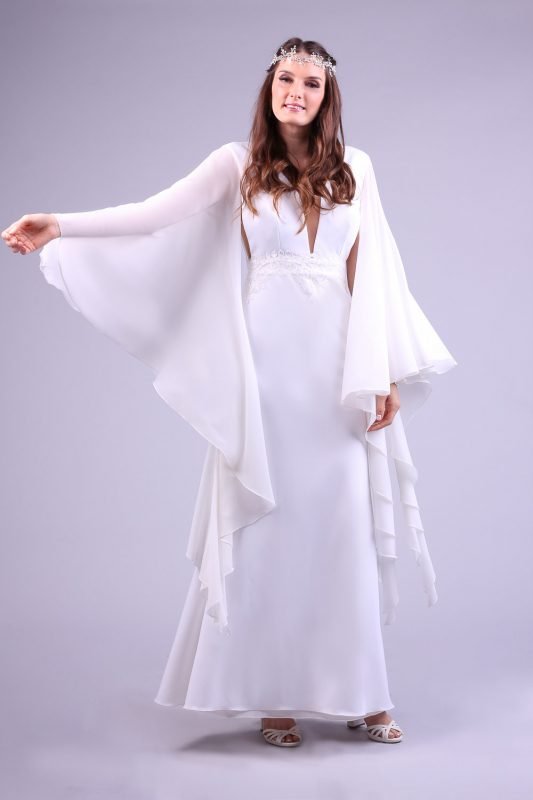 Vestido de noiva longo bird