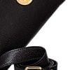 Bolsa carteira feminina 3 em 1 multi versátil, na cor preta com logo metal em dourado