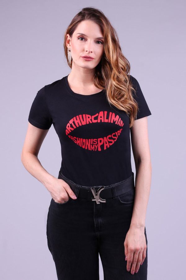 Camiseta preta kiss