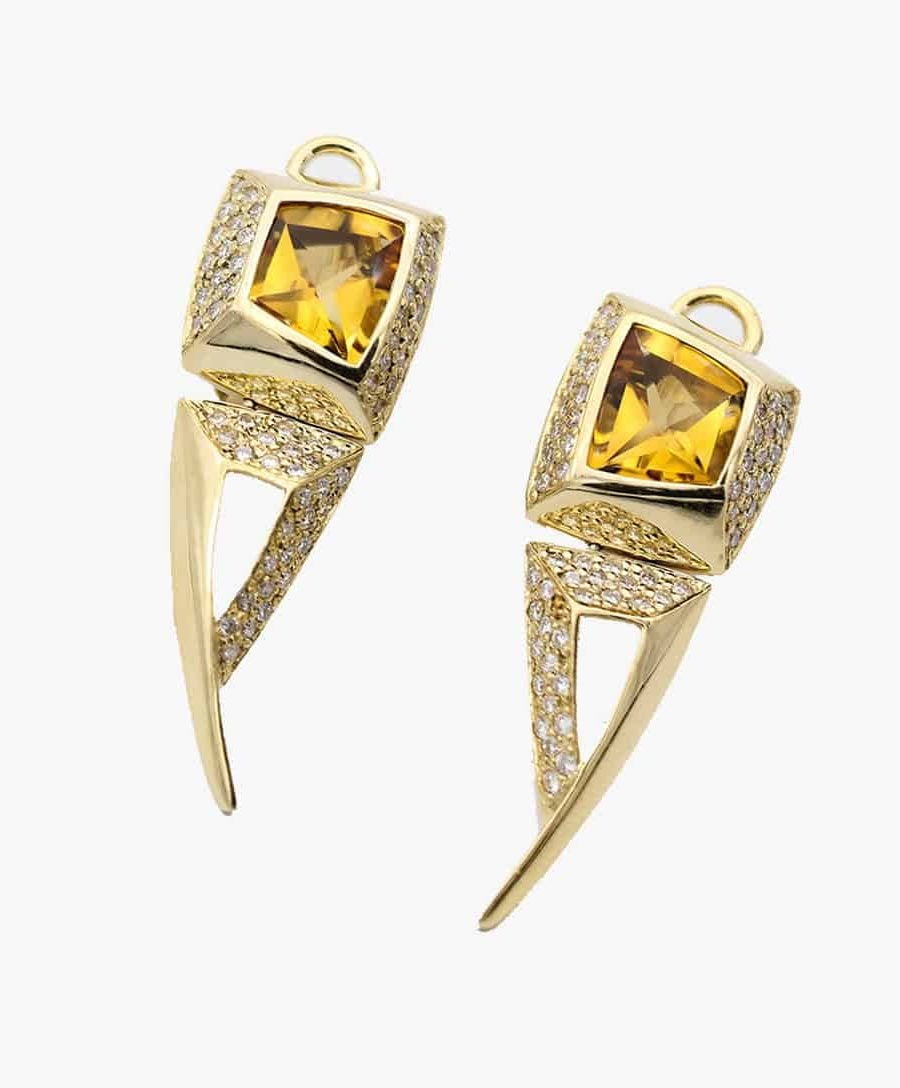 Designs Sterling Silver Diamond Accent Earrings