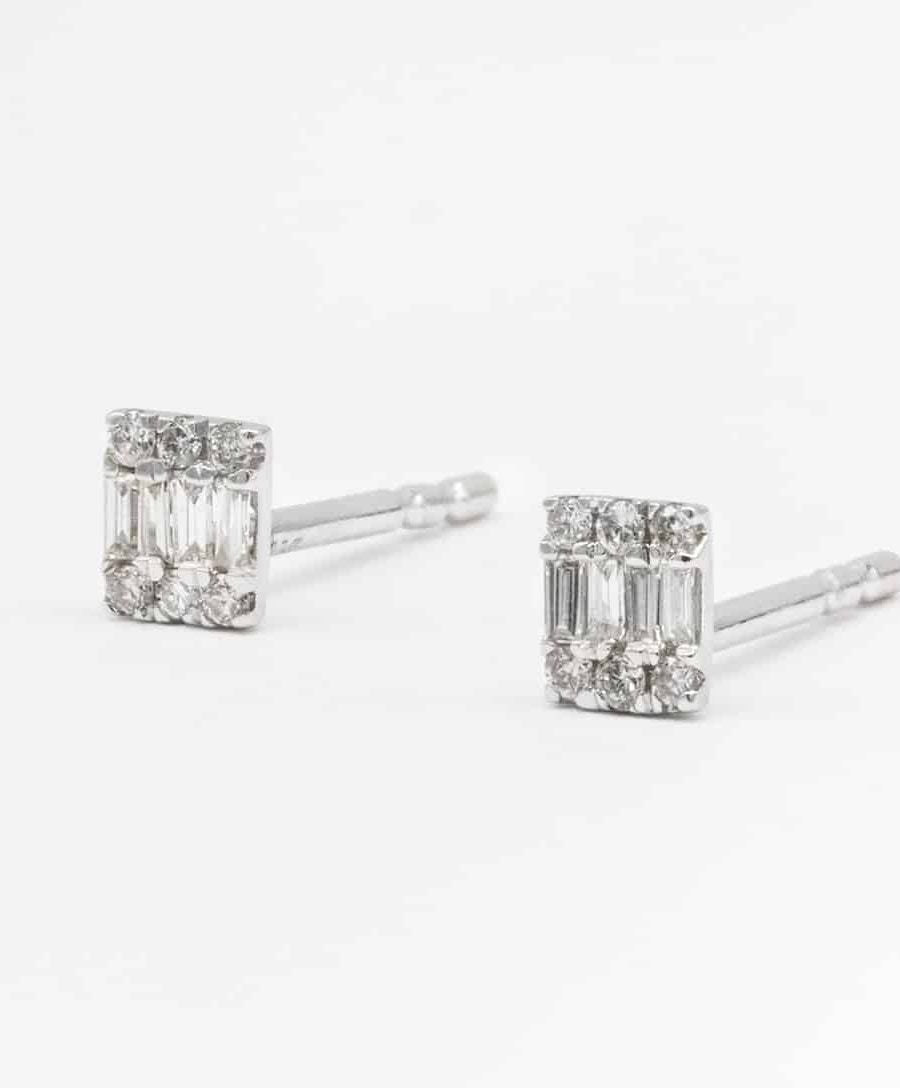 Mondevio Silver Bead Hoop Earrings