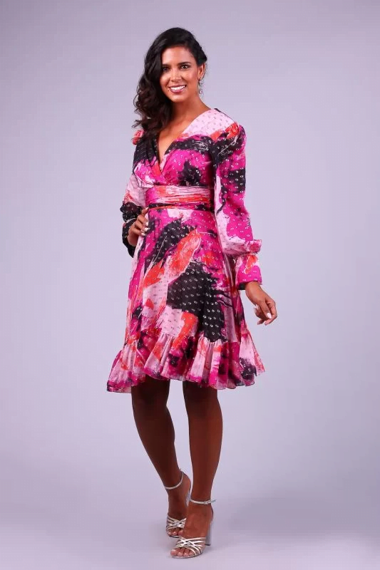 vestido de festa curto meggan