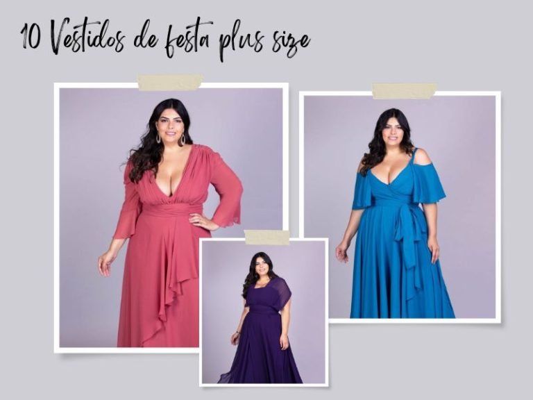 10 vestidos de festa plus size