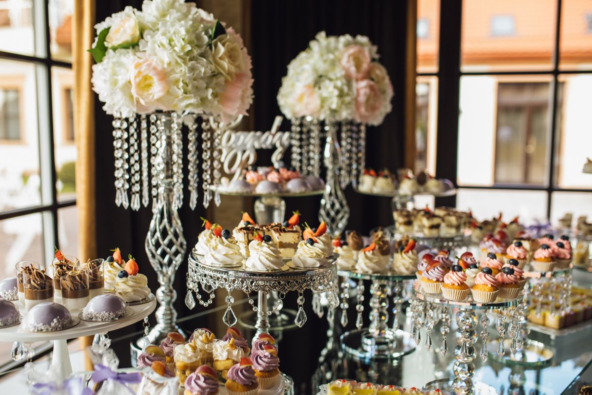 mesa de doces de casamento